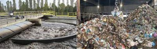 Co-digestion of sewage sludge FORSU